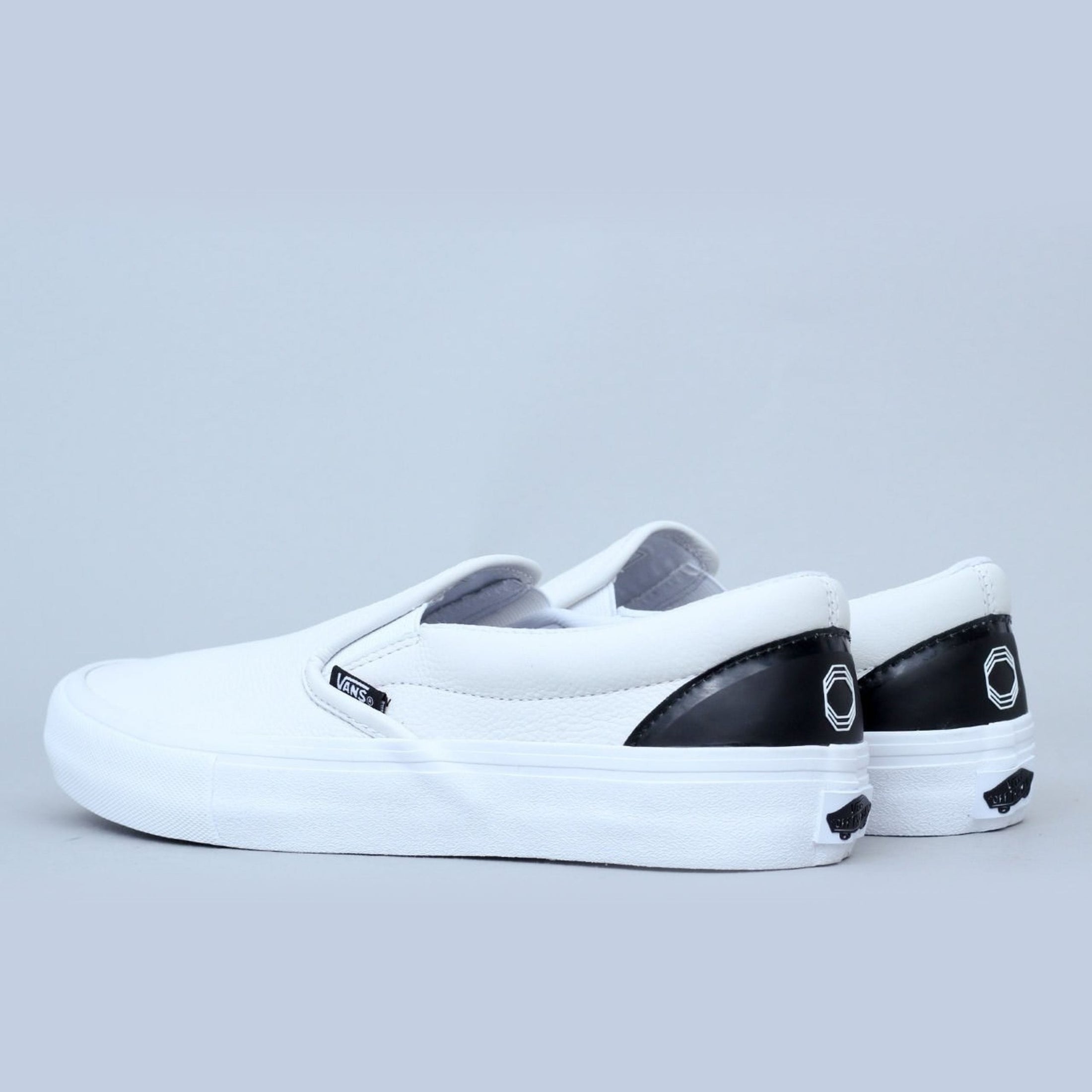Vans X Octagon Slip on Pro Shoes True White / Black