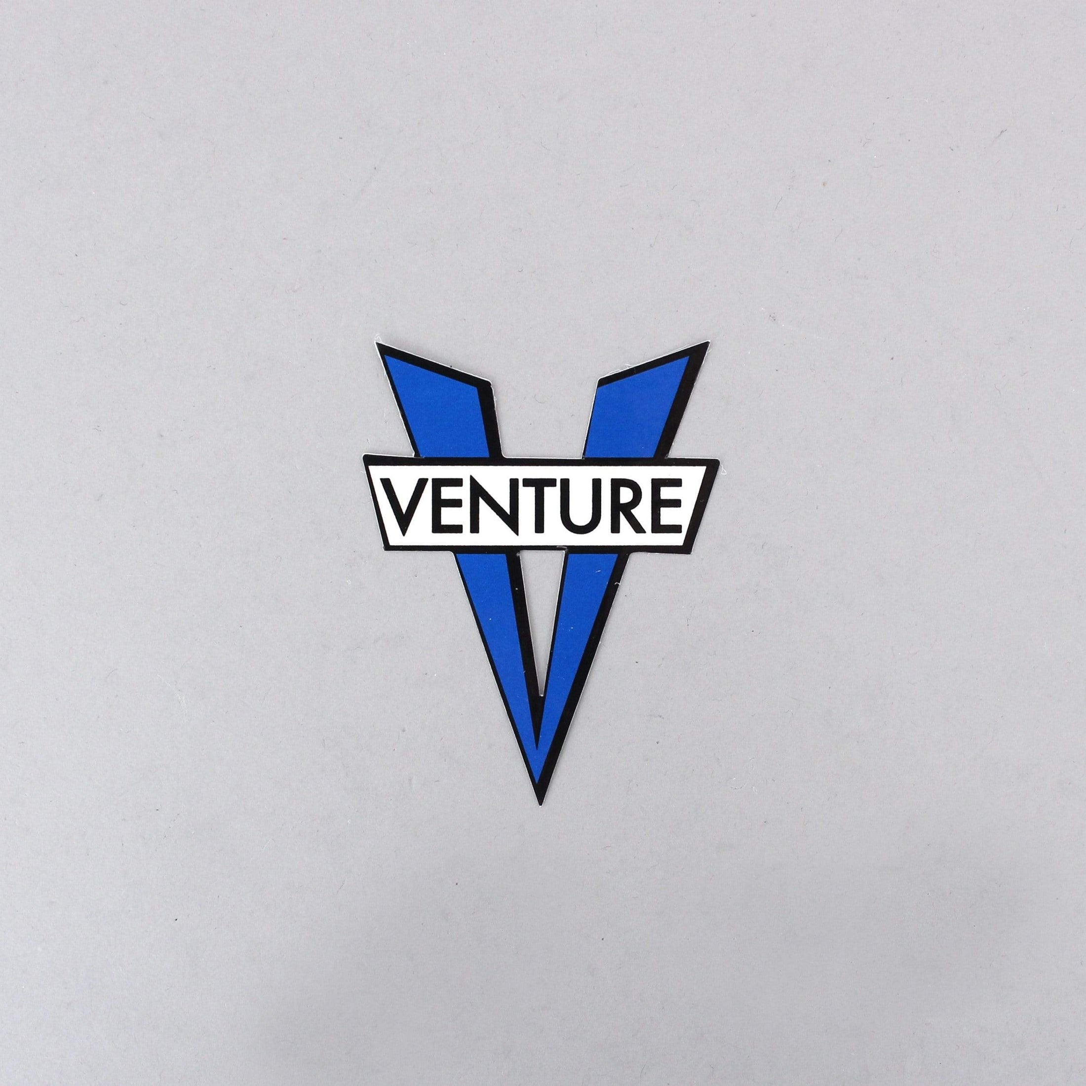Venture V Die Cut Small Sticker Blue