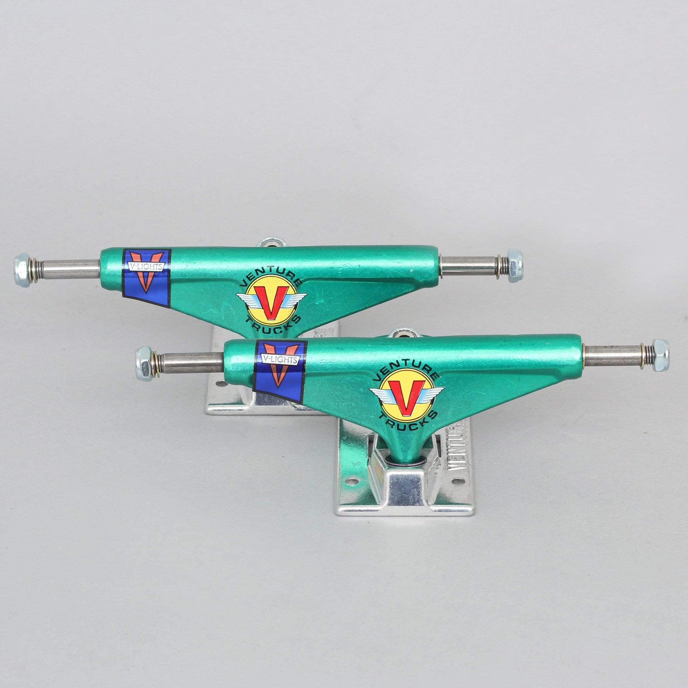 Venture 5.2 High Wings Anodized V Light Trucks Green (Pair)