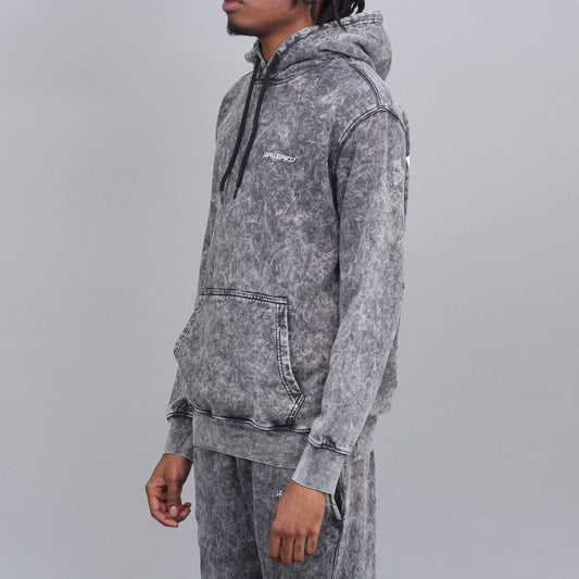 Wayward Acid Terry Hood Black