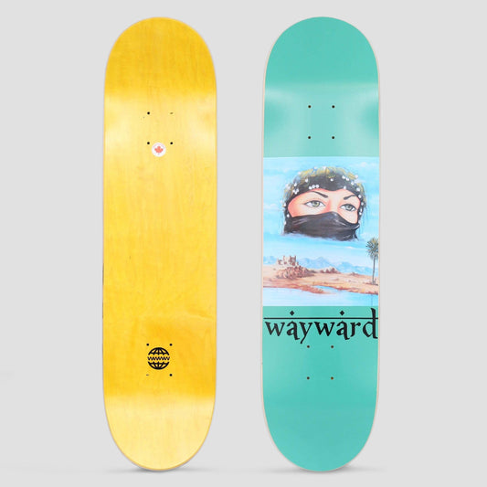 Wayward 8.125 Eyes Skateboard Deck Teal