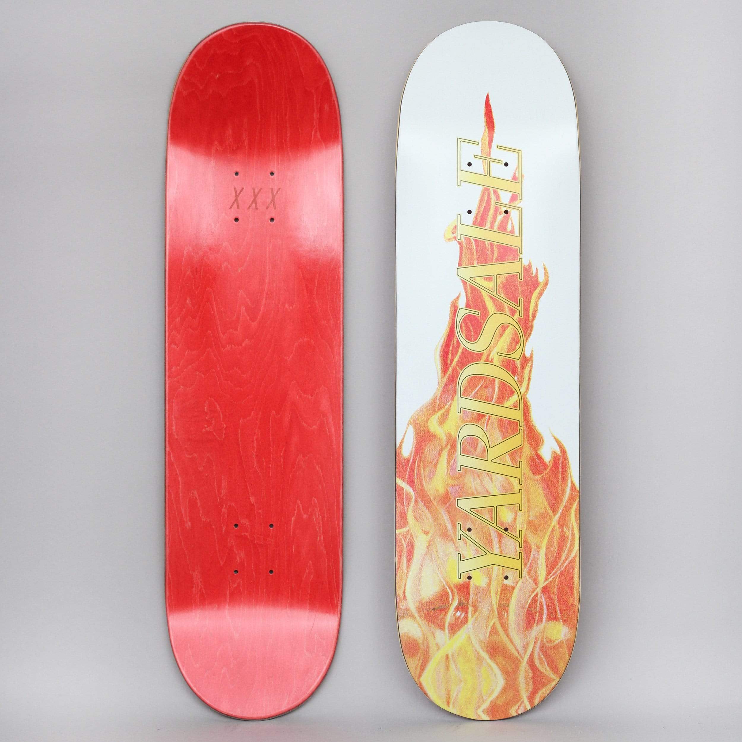 Yardsale 8.25 Fuego Skateboard Deck White – Slam City Skates